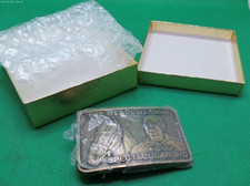 Meadowlands Spectacular Bid belt buckle vintage Bud Delp