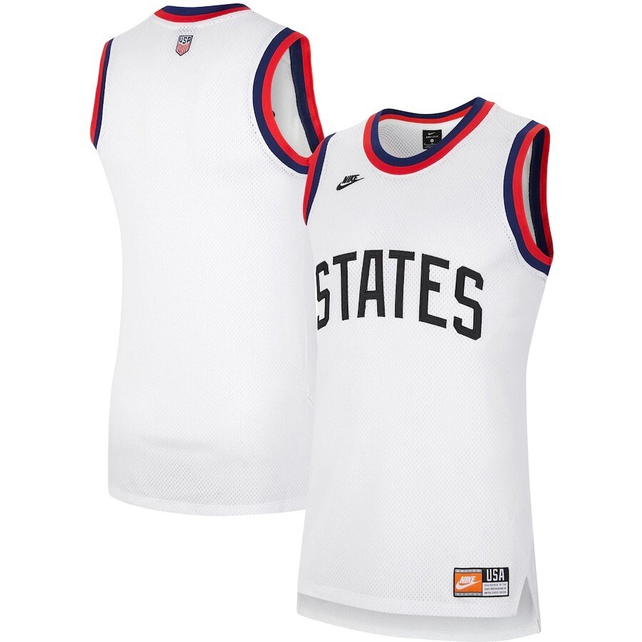 Nike U.S.A. Dri-Fit Basketball Jersey Men's Small BNWT FREE