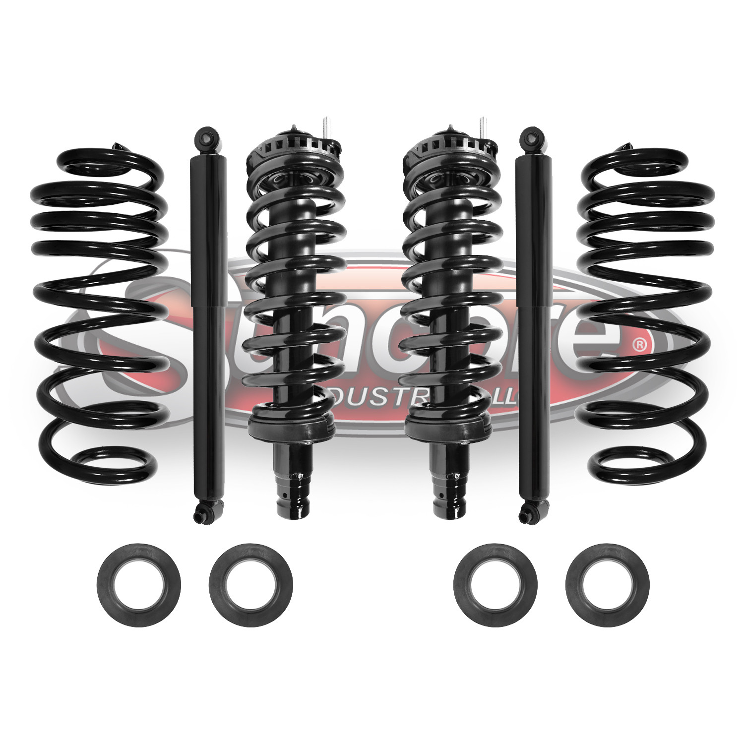 2003-2008 Isuzu Ascender 4 Wheel Suspension Conversion to Coil Springs & Struts