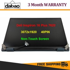 New for Dell Inspiron 16 Plus 7620 P117F 3072x1920 NON-Touch QHD Screen assembly
