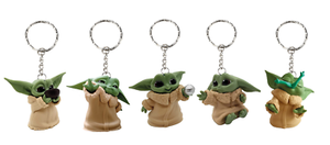 Key Ring Baby Yoda The Mandalorian New 5 Models Choice Mini Figurine Ebay