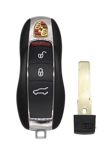 Porsche Cayenne Macan Panamera 911 Smart Key Shell Cover with badge 2010-2020 - Bild 2 von 2