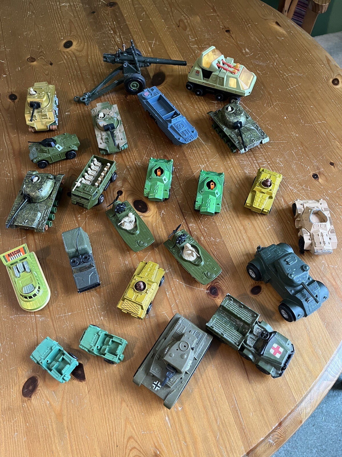 Joblot Vintage Diecast Models Military Vehicles eBay