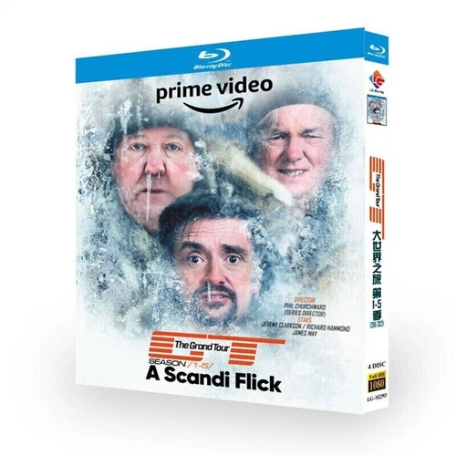 The Grand Tour Season 1-5      4-Discs All Region New Box Set