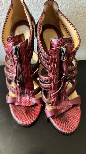 L.A.M.B Red Sandals 8,5 - Picture 3 of 6