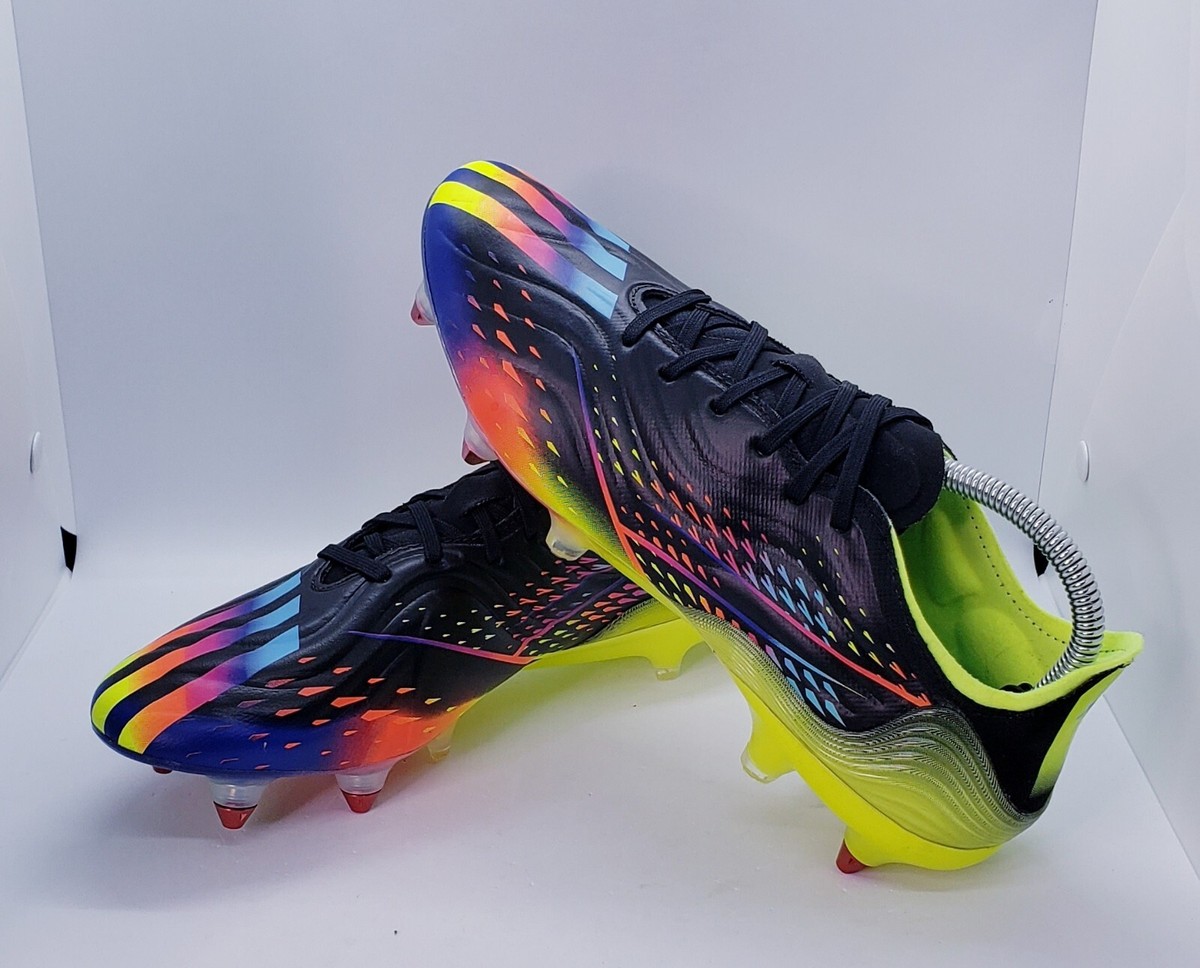 アディダス COPA SENSE.1 SG 9 US ADIDAS COPA SENSE.1 SG PRO CLEATS SOFT GROUND NEON BLUE SIZE
