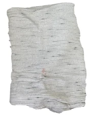 Hotel Collection Connection 100% Cotton Striped Pillow Sham - EURO - Ivory