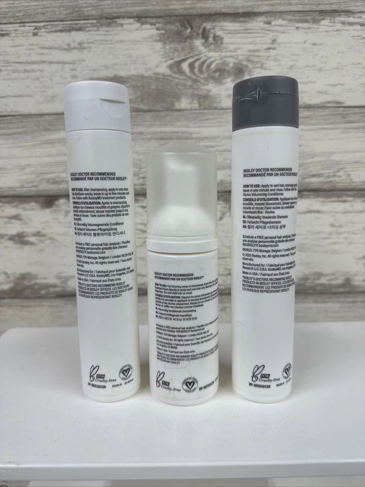 Kit de tratamiento capilar Bosley BOS REVIVE NUEVO Foto 2 de 3