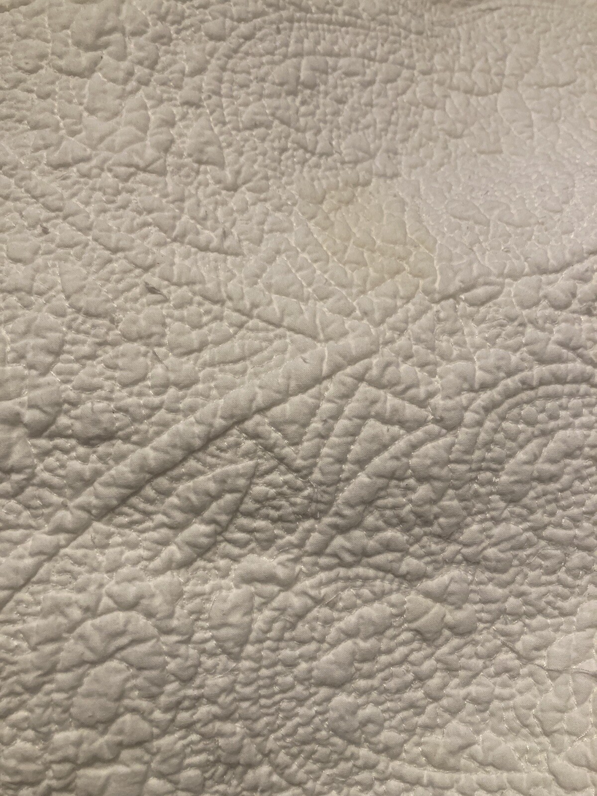 4 New William sonoma placemat white quilted floral matelsse rectangle