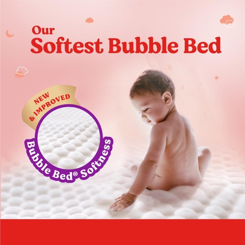 Huggies Complete Comfort Wonder Pants | Pant Style Baby Diapers L pack of 12 - Picture 2 of 7