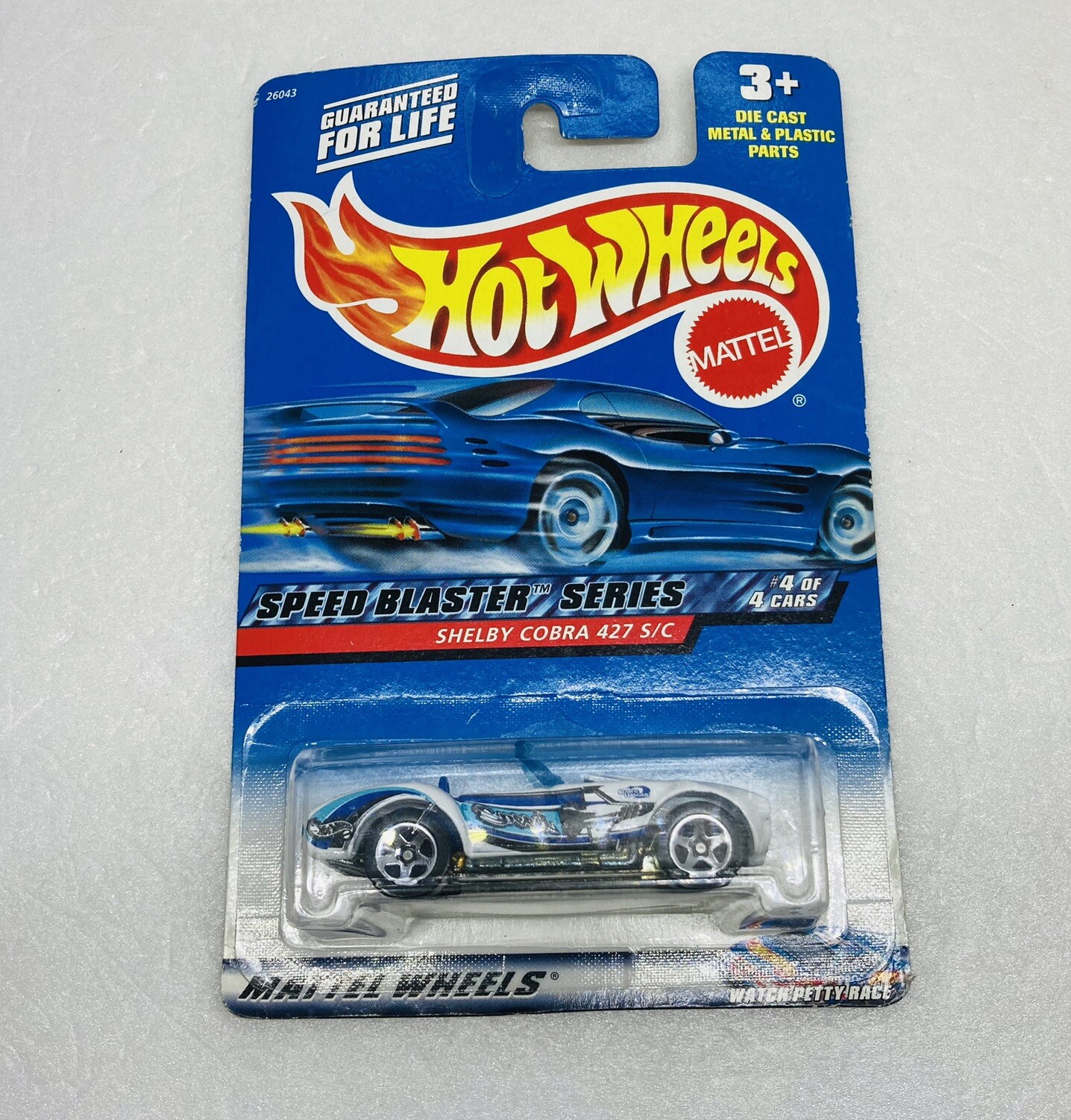 Hot Wheels 2000 Speed Blaster Series #4 Of 4 Cars Shelby Cobra 427 S/C #040 0