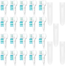 20Pcs Electric Oral Toothbrush Replacements Heads Dual Cross Action Clean Attach
