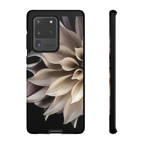 Tough Case For iPhone, Samsung Galaxy, Pixel, Cream Dahlia Flower Print - 第 219/223 張圖片