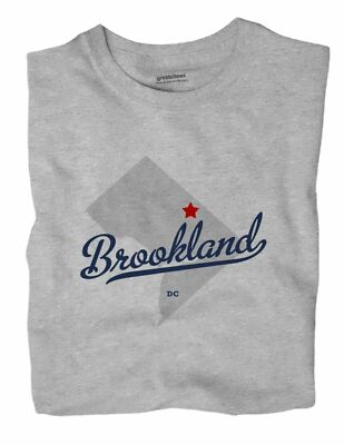 Brookland DC DC T-Shirt Washington, D.C. MAP