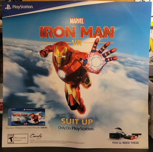 Marvel Iron Man VR Promo Display 24x24 