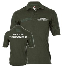 Tactical Polo Mobiler Tiernotdienst Tier Rettung Arzt Helfer Freiwilliger #38655