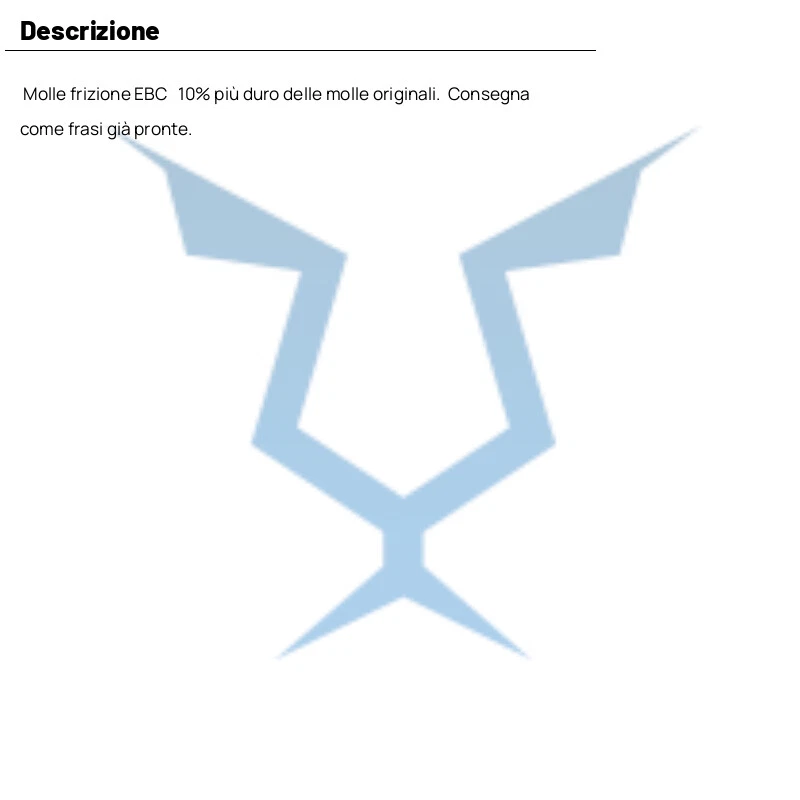 6 MOLLE FRIZIONE EBC RINF. +10 745.90.50 FOR KAWASAKI 900 Z KZ900 1976-1977 Foto 4 de 4