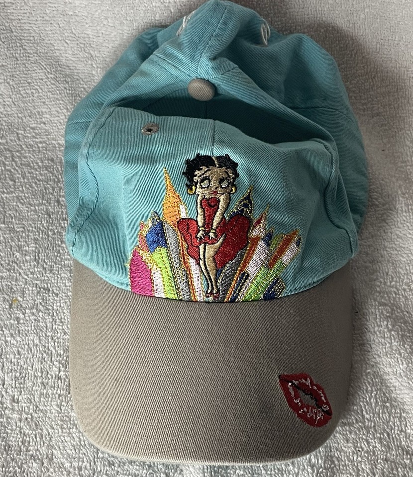Betty Boop Biker Betty Motorcycle Club Baseball Cap Retro Sugar Loaf