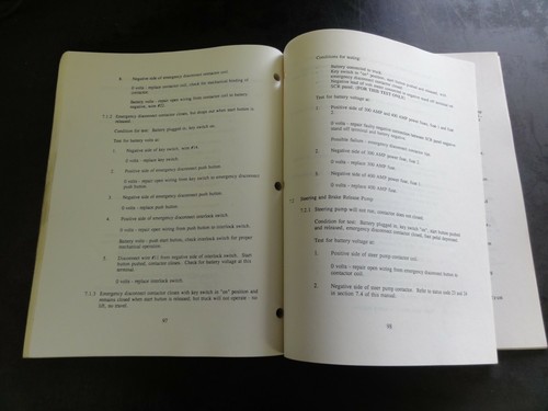 BT Prime-Mover OE-35 Electric Order Selector Repair Service Manual 9308 - Picture 5 of 7