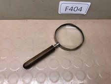 Vintage Magnifying Glass Lens w Wood Handle a