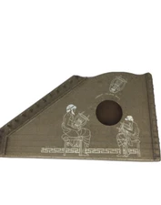 Vtg Harbert Italiana Milano Lap Harp 4 Strings Some Missing 50’s Collectible