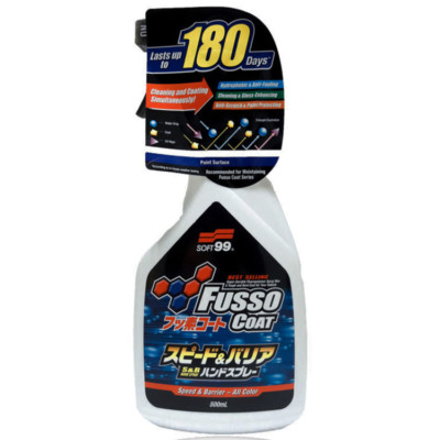 (37,80 /L) SOFT99 Fusso Coat Speed & Barrier Quick Detailer Lackreiniger 500ml