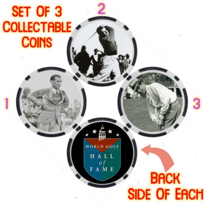 HARRY COOPER - WORLD GOLF HALL OF FAME - COLLECTABLE COIN SET