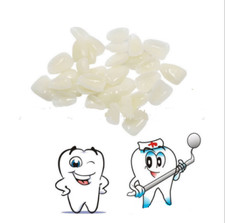 50Pcs/Bag Ultra-Thin Dental Temporary Crown Teeth Veneers Resin Anterior