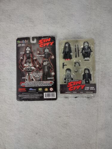 Coffret 4 figurines Minimates Sin City The Big Fat Kill diamant