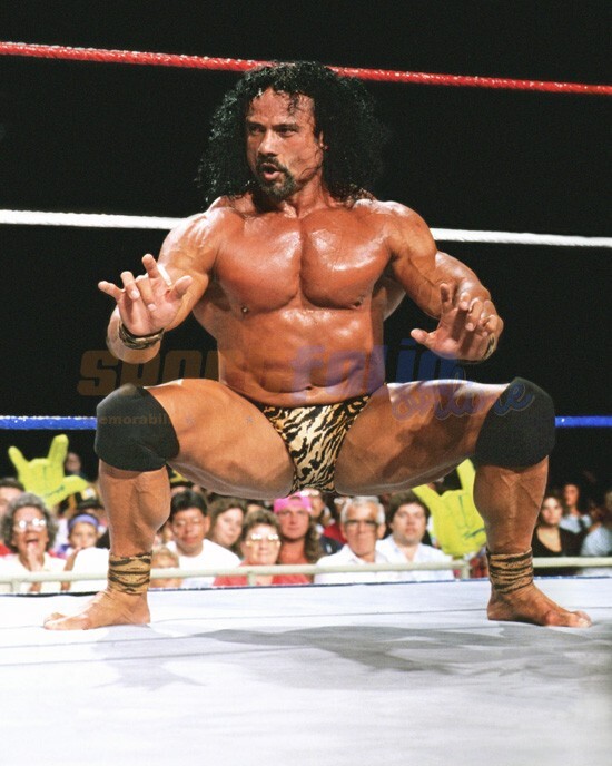 Pro Wrestler JIMMY SNUKA Glossy 8x10 Photo Wrestling WWF Print WWE