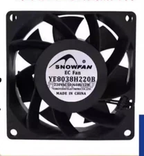 SNOWFAN YE8038H220B EC FAN 220V 12W 8CM Cooling Fan