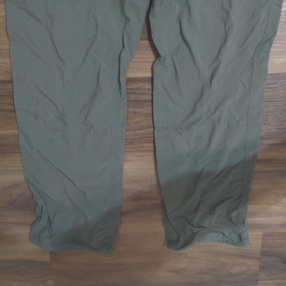 REI Womens Coop Convertible Hiking Pants Moss Green Relaxed Fit Women