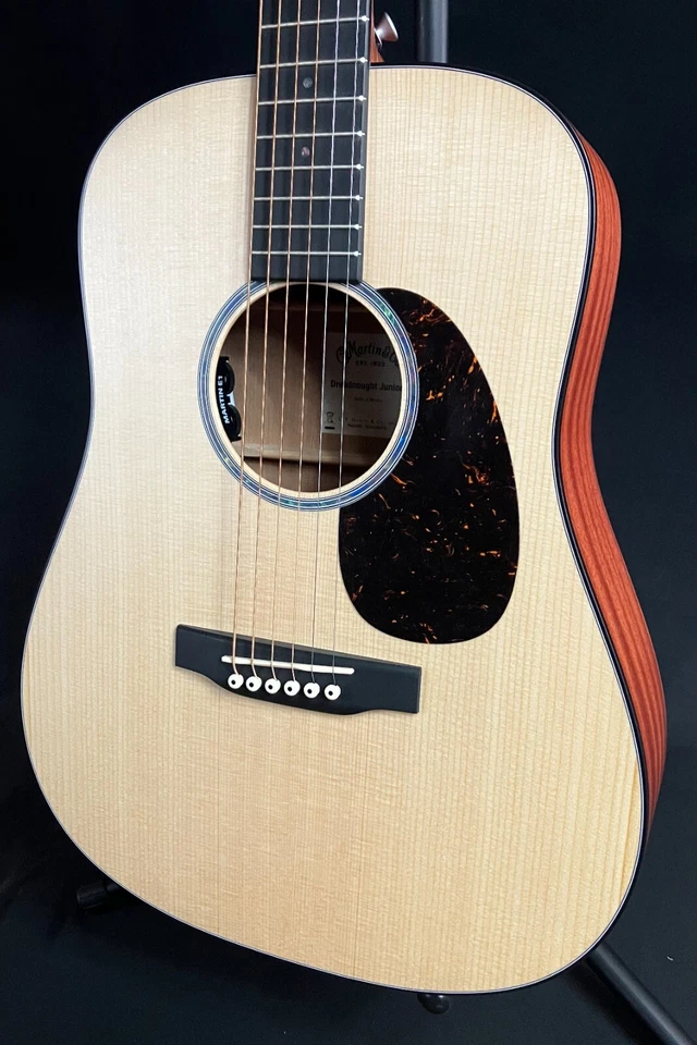 Martin D Jr. E Dreadnought Junior Acoustic-Electric Guitar Natural w/ Case - Image 4 of 4