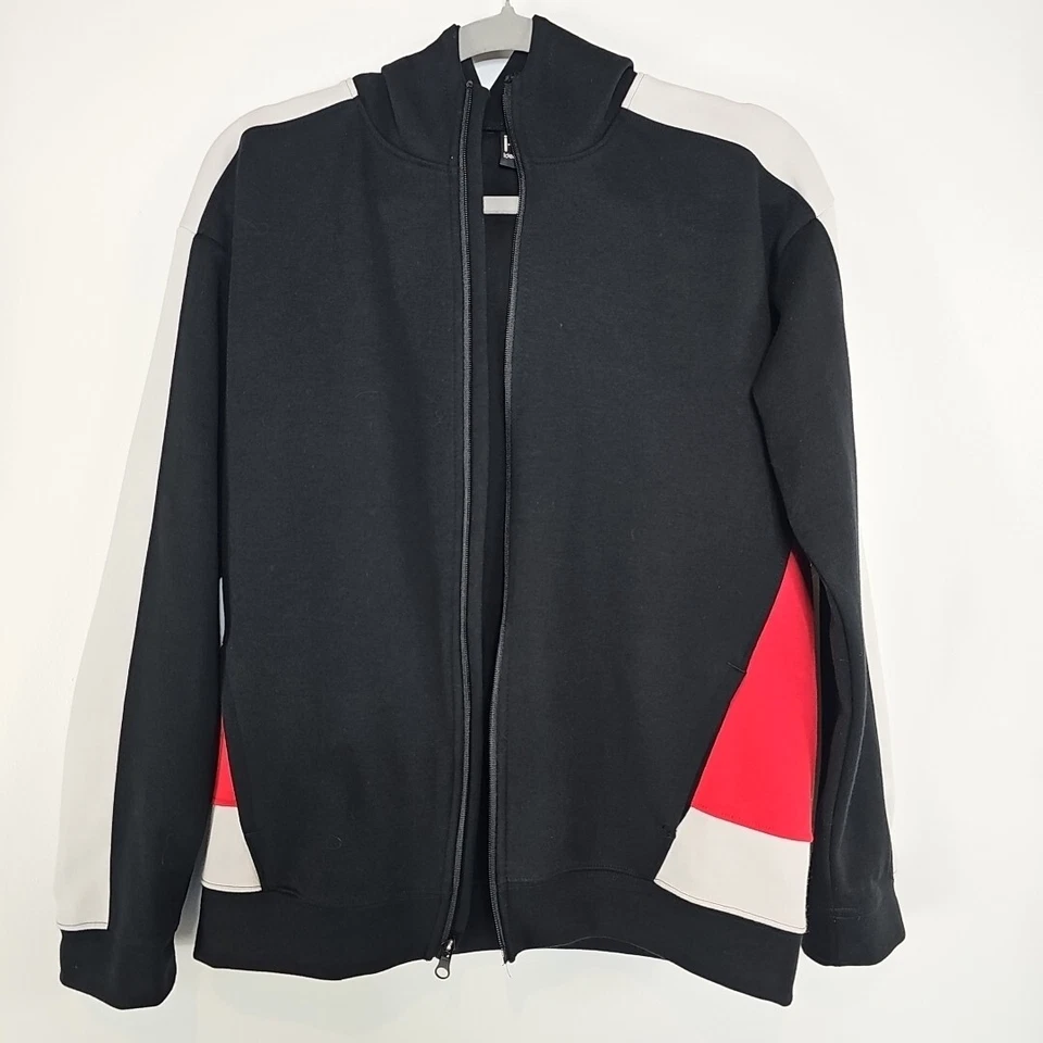 Conjunto Atlético Ideology Jr Mujer Talla XL Sudadera con Capucha Chaqueta Leggings Negro Rojo Correr Foto 4 de 4