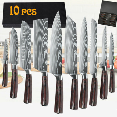 Kitchen Knife Set Japanese Damascus Steel Chef Professional Knife with Gift Box