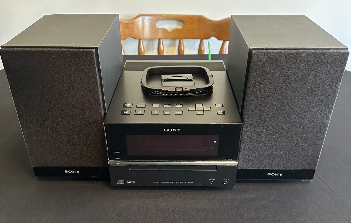Sony CMT-BX20i Micro Hi-Fi Shelf System CD Player Radio iPod Dock