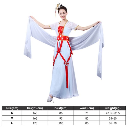 Women Hanfu Classical Dance Costumes Traditional Dress Kids Performance Clothes - Picture 2 of 18