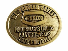Tenneco We Process Safety La Porte Texas Belt Buckle by Dyna Buckle 82114