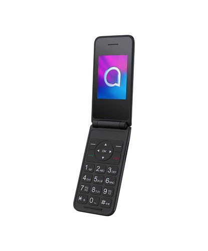 Alcatel 3082X Folding Mobile 4G Dark Grey Flip Phone Big Button Unlocked Docket - Afbeelding 7 van 11