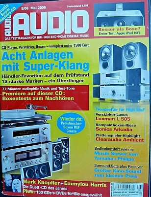 AUDIO 5/06, SONICS ARKADIA, YAMAHA AX 1070, PRO JECT Xpression 2,UNISON UNICO P,