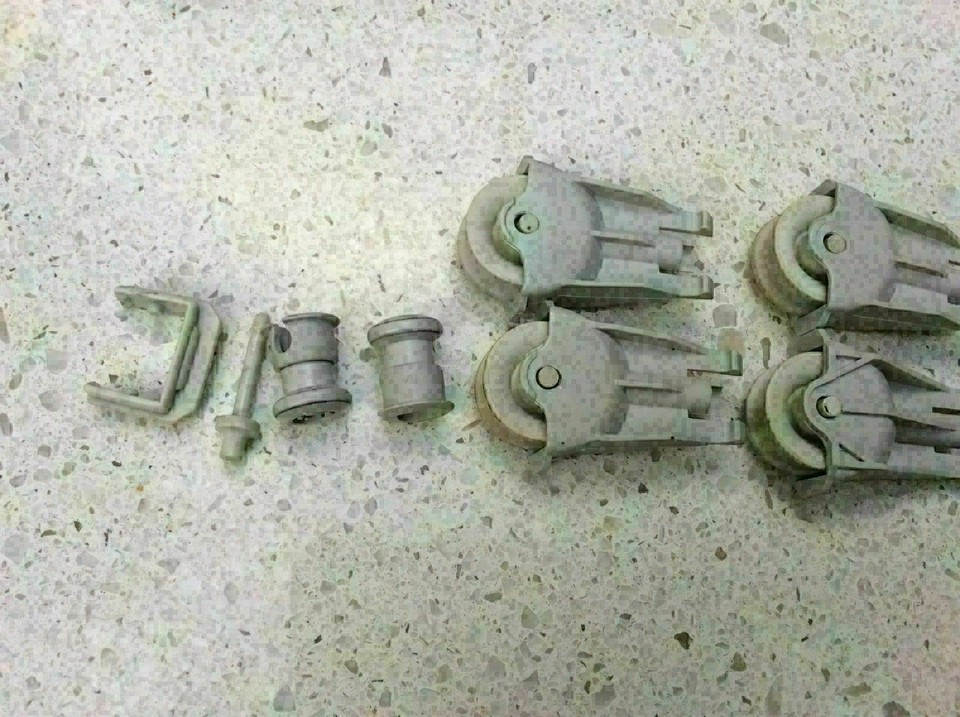 Bosch dishwasher rack wheels rail locks ( vintage ) K250118. eBay