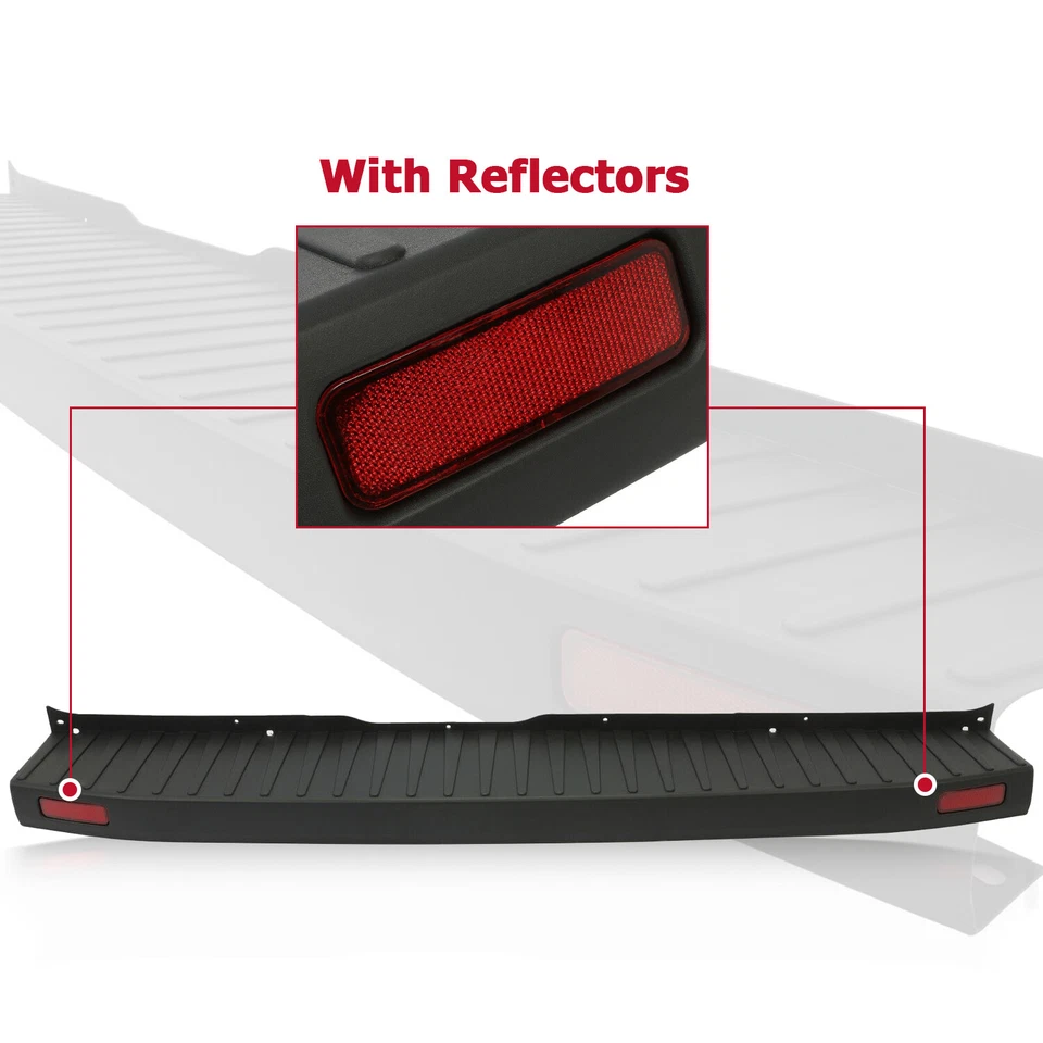 For Ford Transit 150 250 350 2015-2024 Rear Bumper Cover W/ Side End Cap Cover Foto 4 de 4