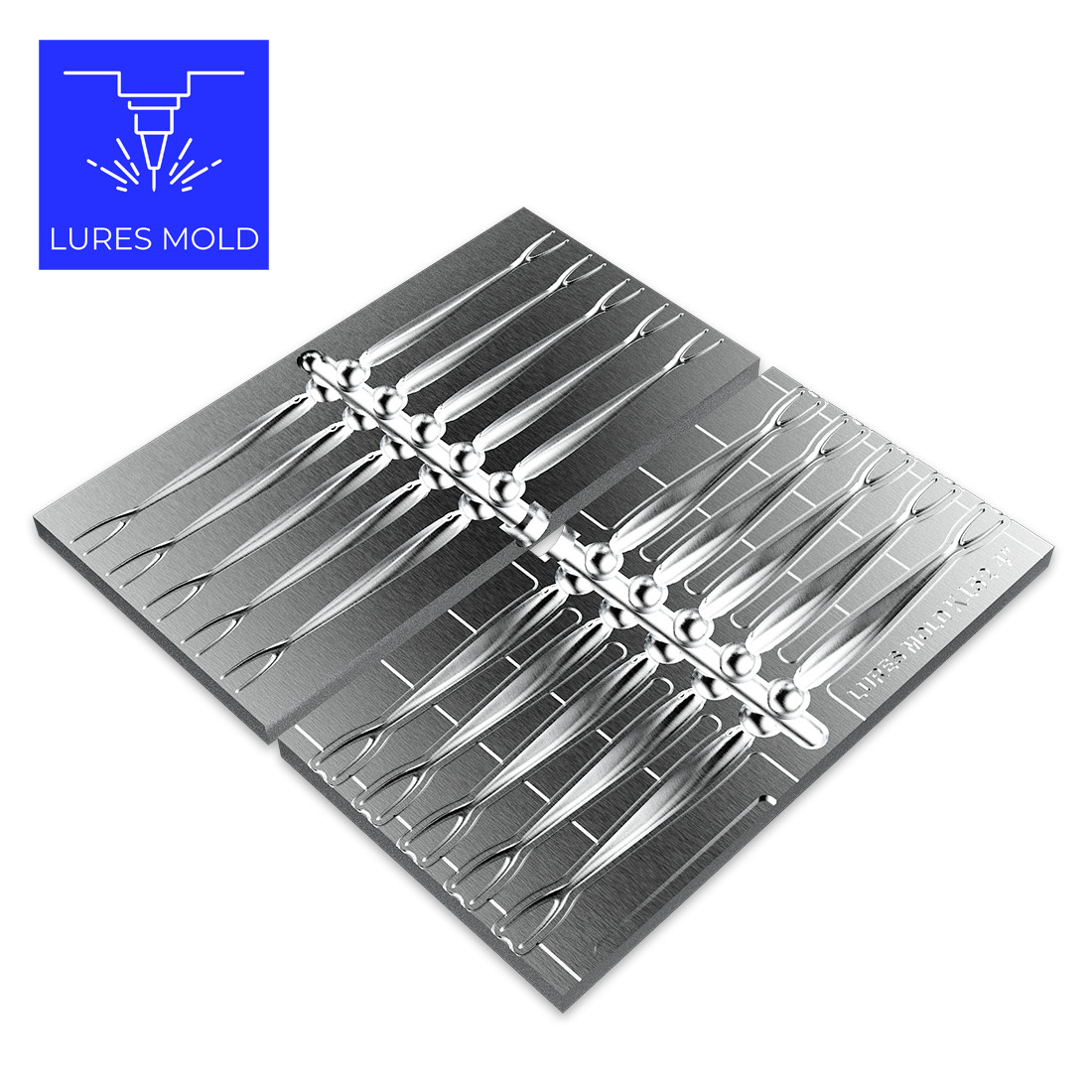 Bait DIY Fishing Mold Soft Plastisol Soft Jerkbait K152 4inch - Image 2