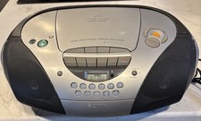 Sony CFD-S300 AM/FM Radio CD Player Cassette Recorder Boombox WORKS 