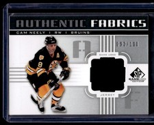2011-12 SP Game Used Authentic Fabrics Cam Neely Jersey 93/100 Boston Bruins