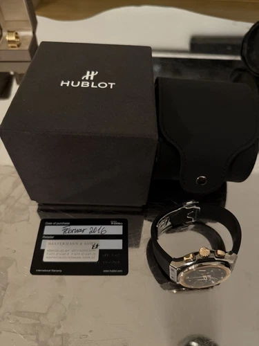 Hublot NP17k Classic Fusion Chronograph Titanium King Gold 45 Uhr Herren