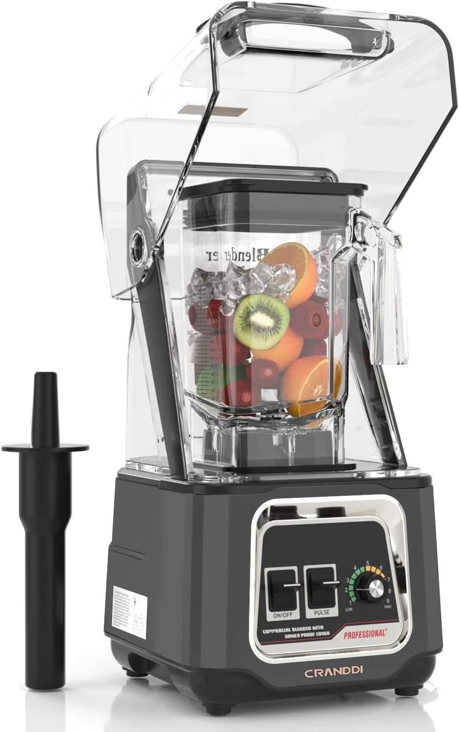 2200W Commercial Blender - Quiet Smoothie & Ice Crusher, 52O
