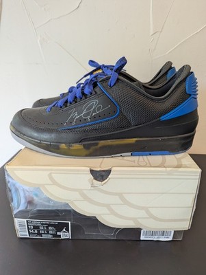 Size 13 - Jordan 2 Low Black Varsity Royal DJ4375-004 VVNDS (Off-white)