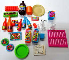 RARE 1970s Mattel Barbie Dream House Kitchen Food  Accessories Lot 29pcs