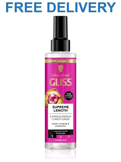 Schwarzkopf Gliss Supreme Length Express conditioner for long hair 200ml - Image 4
